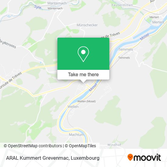 ARAL Kummert Grevenmac map
