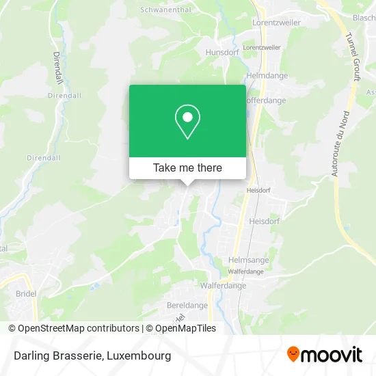 Darling Brasserie map