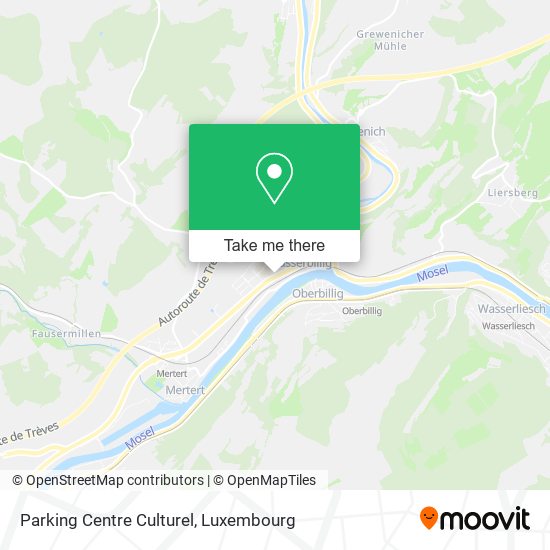 Parking Centre Culturel map
