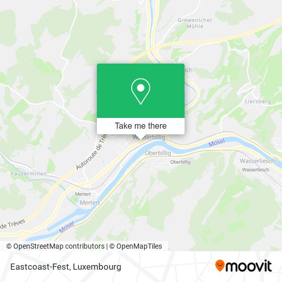 Eastcoast-Fest map