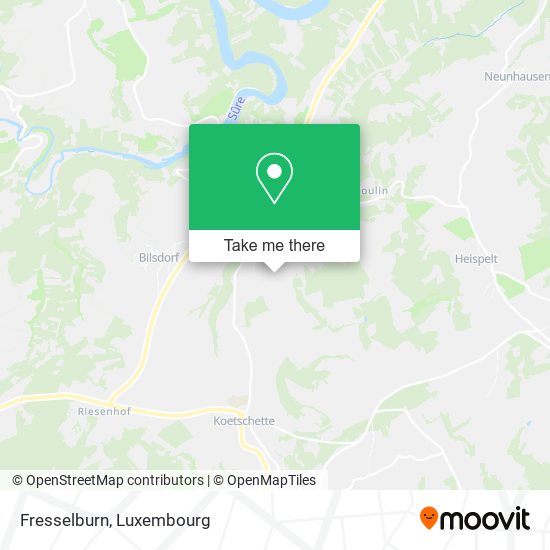 Fresselburn map