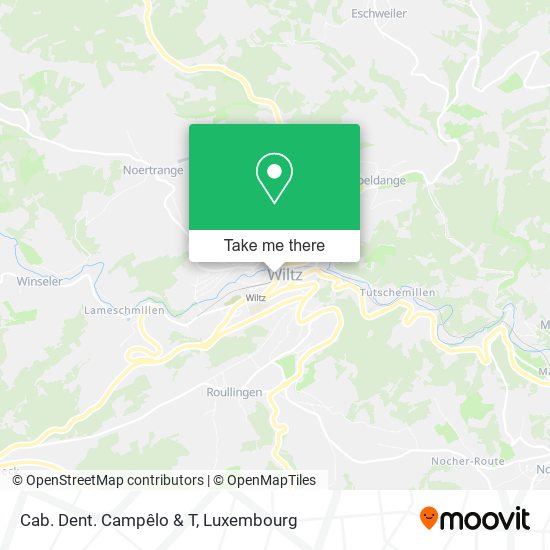 Cab. Dent. Campêlo & T map