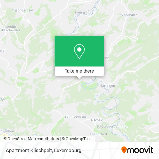 Apartment Kiischpelt map