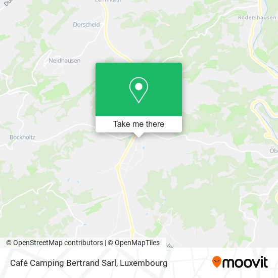 Café Camping Bertrand Sarl map