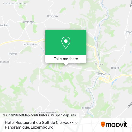 Hotel Restaurant du Golf de Clervaux - le Panoramique Karte