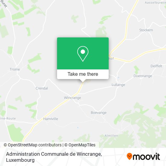 Administration Communale de Wincrange map