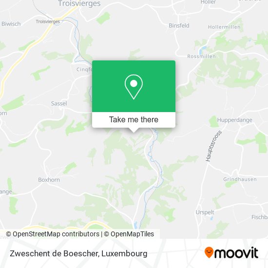 Zweschent de Boescher map
