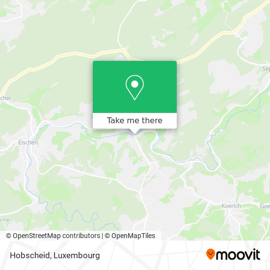 Hobscheid map