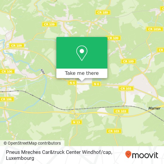 Pneus Mreches Car&truck Center Windhof / cap Karte