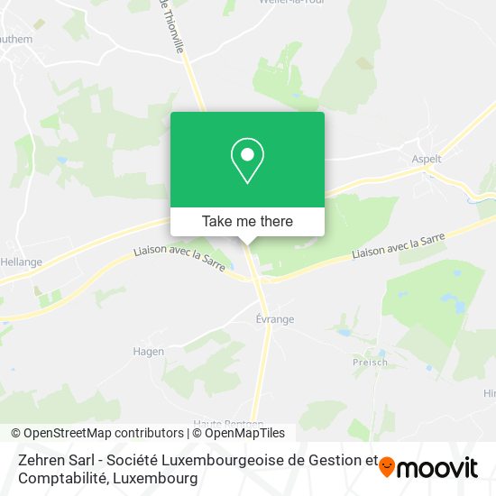 Zehren Sarl - Société Luxembourgeoise de Gestion et Comptabilité map