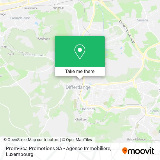 Prom-Sca Promotions SA - Agence Immobilière Karte