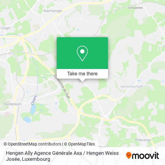 Hengen Ally Agence Générale Axa / Hengen Weiss Josée map