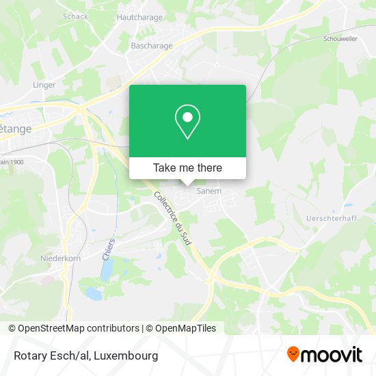 Rotary Esch/al map