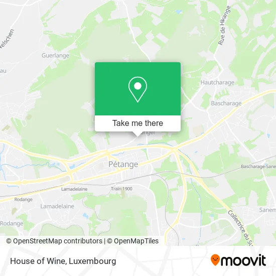 House of Wine map
