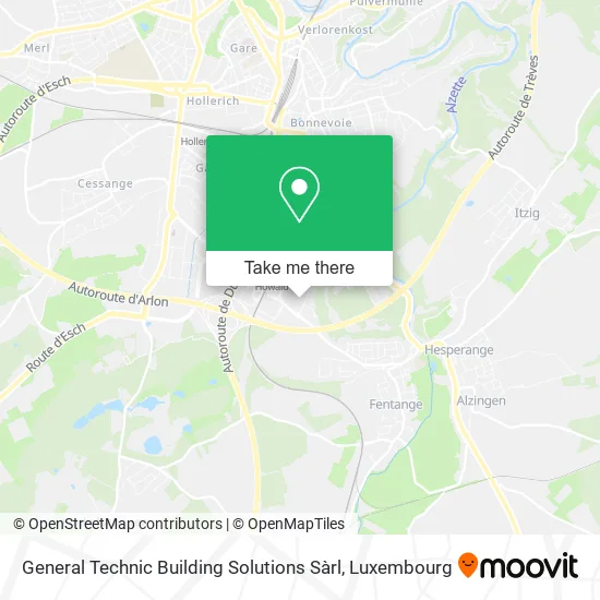 General Technic Building Solutions Sàrl map