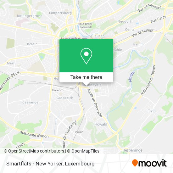 Smartflats - New Yorker map