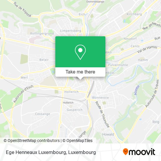 Ege Henneaux Luxembourg map
