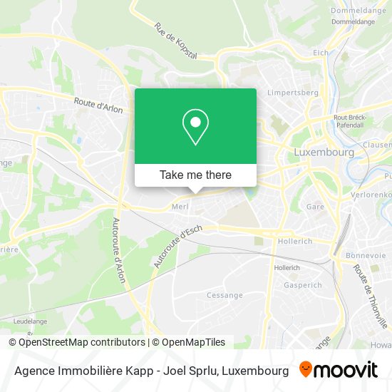 Agence Immobilière Kapp - Joel Sprlu map