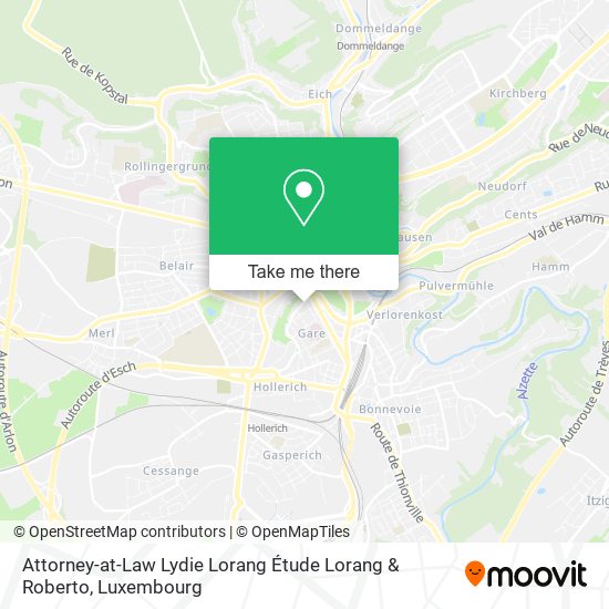 Attorney-at-Law Lydie Lorang Étude Lorang & Roberto map