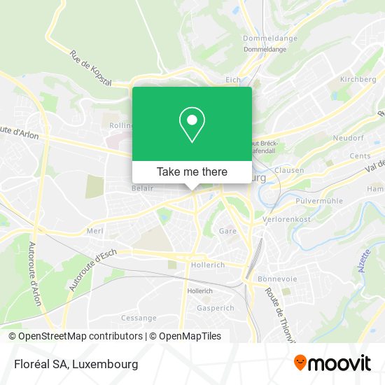 Floréal SA map