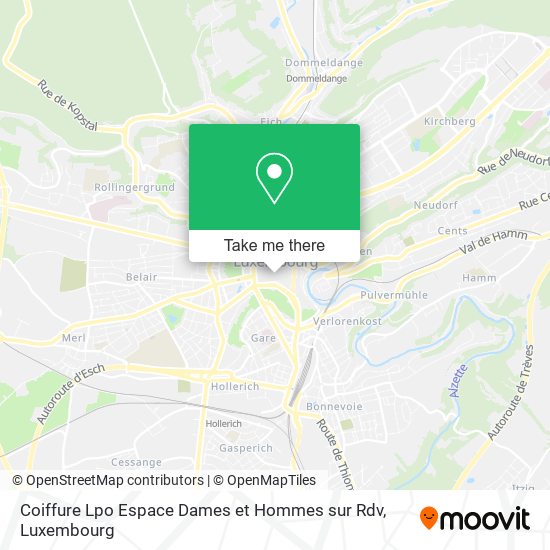 Coiffure Lpo Espace Dames et Hommes sur Rdv map