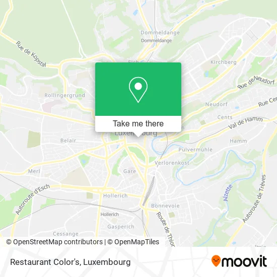 Restaurant Color's Karte