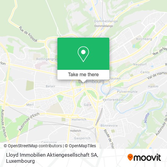 Lloyd Immobilien Aktiengesellschaft SA Karte