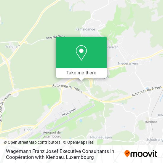 Wagemann Franz Josef Executive Consultants in Coopération with Kienbau map