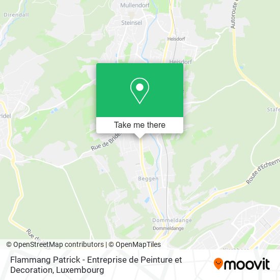 Flammang Patrick - Entreprise de Peinture et Decoration map