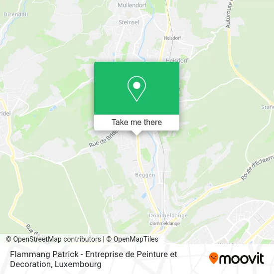 Flammang Patrick - Entreprise de Peinture et Decoration map