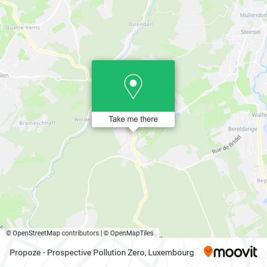 Propoze - Prospective Pollution Zero map