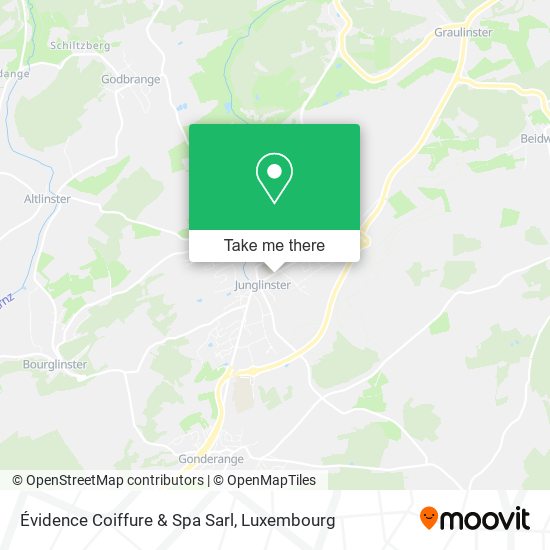 Évidence Coiffure & Spa Sarl map