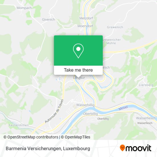 Barmenia Versicherungen map