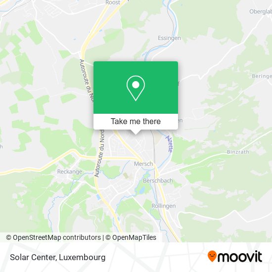 Solar Center Karte