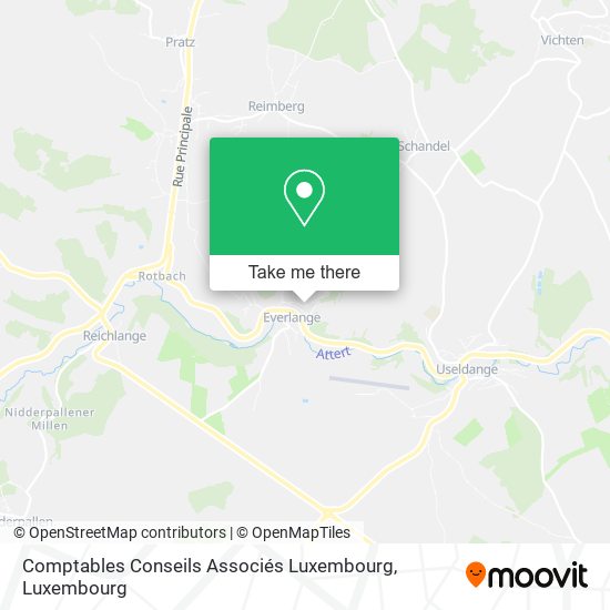 Comptables Conseils Associés Luxembourg map