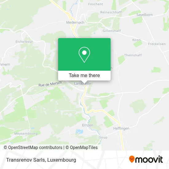 Transrenov Sarls map