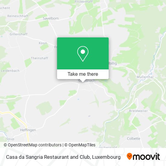 Casa da Sangria Restaurant and Club map