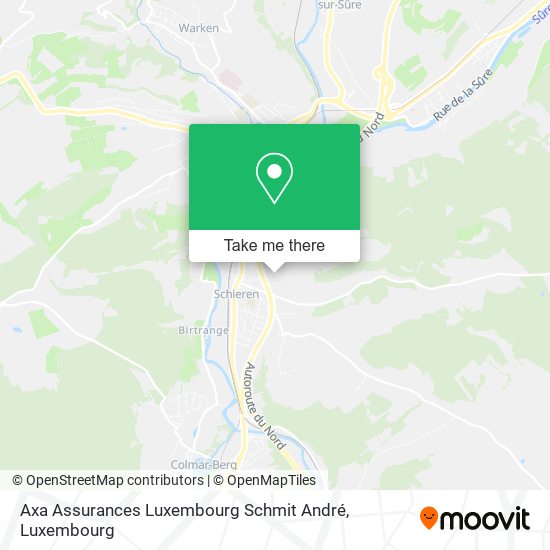 Axa Assurances Luxembourg Schmit André map