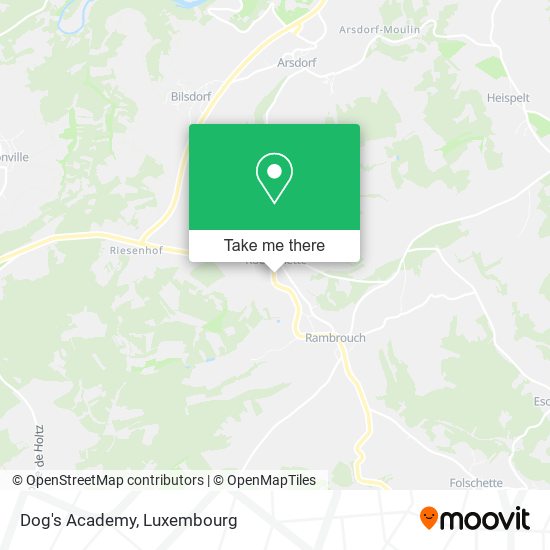 Dog's Academy map