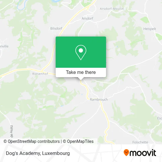 Dog's Academy map