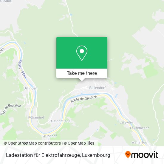 Ladestation für Elektrofahrzeuge map