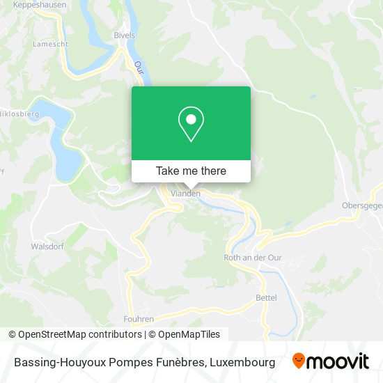 Bassing-Houyoux Pompes Funèbres Karte