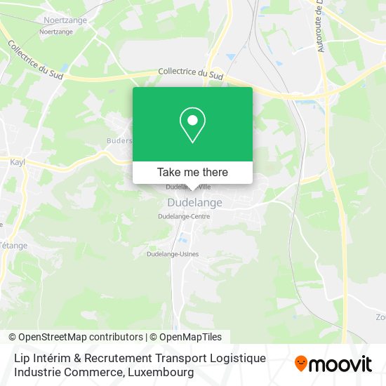 Lip Intérim & Recrutement Transport Logistique Industrie Commerce map