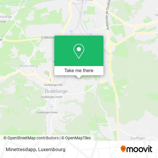 Minettesdapp map