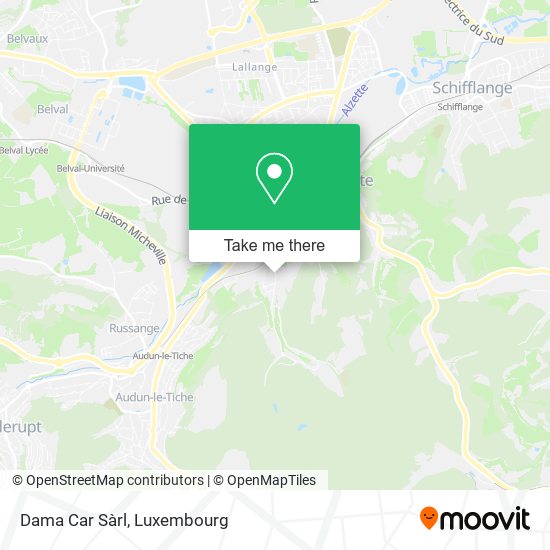 Dama Car Sàrl map
