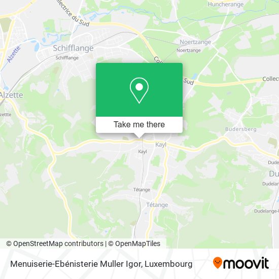 Menuiserie-Ebénisterie Muller Igor map