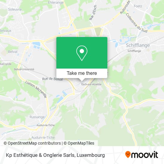 Kp Esthétique & Onglerie Sarls map