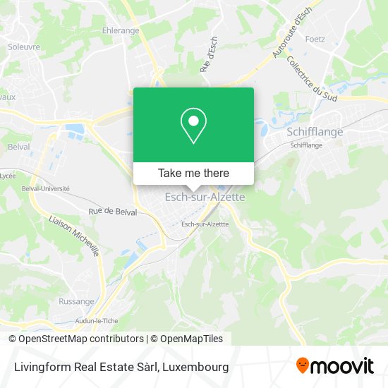 Livingform Real Estate Sàrl map