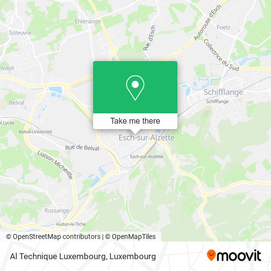 Al Technique Luxembourg map