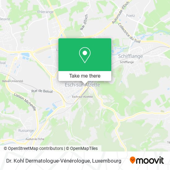 Dr. Kohl Dermatologue-Vénérologue map